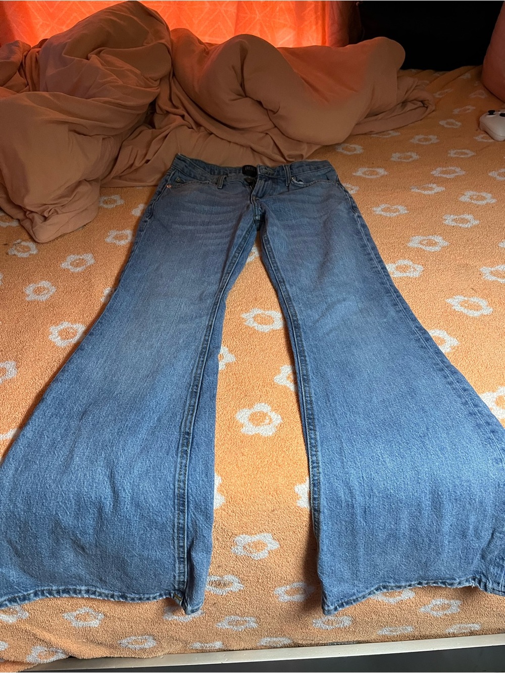 BDG Medium Wash Wide Leg Flare Jeans